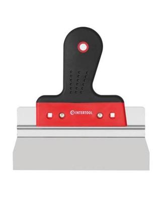 Шпатель з нержавіючої сталі 200мм проф intertool kt-2680