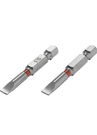 Комплект викруткових насадок sl5*50, 1/4", s2, уп. 2 од., storm intertool vt-0229