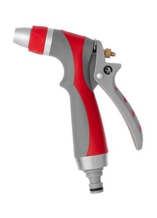 Пістолет-розпилювач для поливу з плавним регулюванням потоку води luxury intertool ge-0017