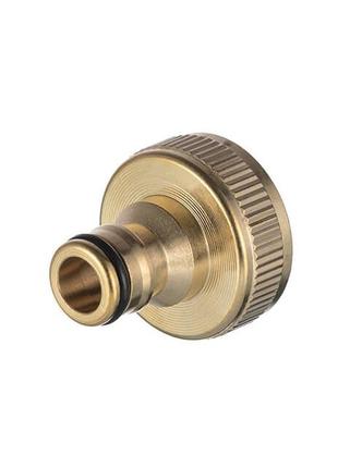 Адаптер латунний на конектор 1/2" із внутрішньою різьбою 3/4" storm intertool ge-1208