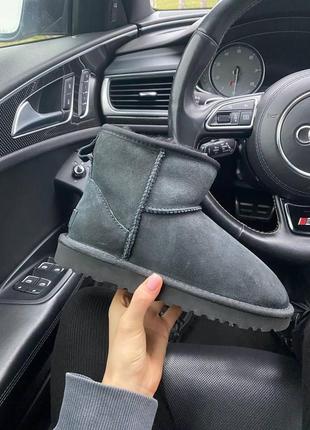 Ugg classic mini black 371 фото