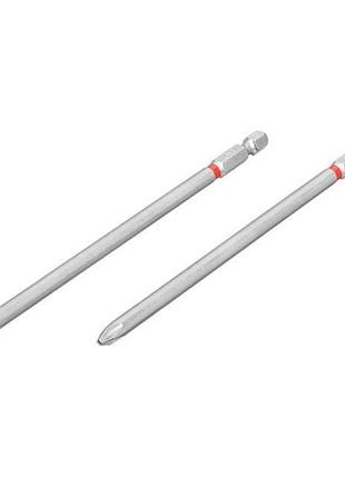 Комплект викруткових насадок ph2 1/4" * 150 мм, s2, уп. 2 од., storm intertool vt-0225