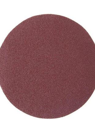 Круг наждачний самоклеючий 125 мм, папір клас с, щільність 120 г/м2, к80, уп. 10 од. intertool bt-0508