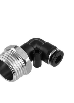 З'єднання цангове l-подібне для поліуретанових та ін. шлангів 6 мм, 1/2" зовн. різьба intertool pt-2341