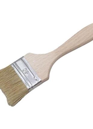 Кисть малярная плоская 60х14 из натуральной щетины для краски и лака украина