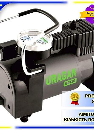 Компрессор автомобильный автокомпрессор для машины uragan 7 атм 170 вт 90120 dm-11