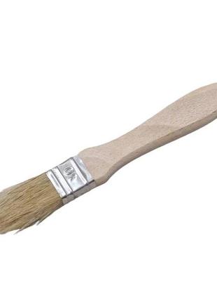Кисть малярная плоская 30х14 из натуральной щетины для краски и лака украина