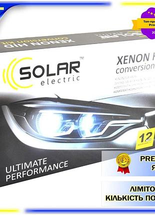 Лампи ксенонові універсальні автомобільні для машини solar h1 4300k 85v 35w p14.5s ket+ballast, 2шт dm-11