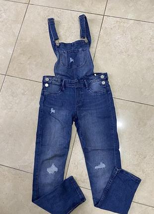 Джинсовый комбинезон джинсы