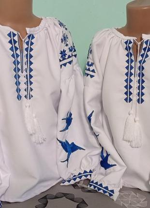 Вишиванка для дівчаток ластівки