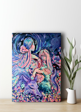 Картина в украинском стиле, мотанки