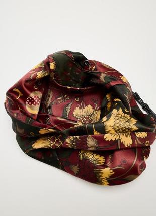 Сумка-корзина с шарфом6 фото