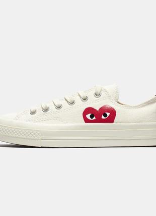 Garcons play x converse low white 36