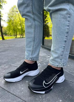 Мужские кроссовки nike zoom tempo black/white5 фото