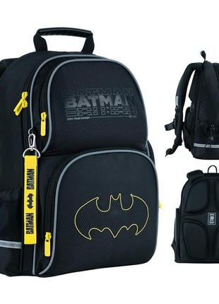 Напівкаркасний шкільний рюкзак education "dc comics batman", kite dc24-702m (led)