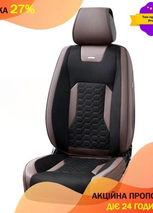 Комплект 3d чехлов для автомобильных сидений защитная накидка beltex montana, black-brown vt-33