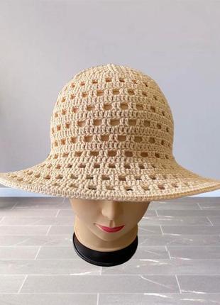Літній капелюшок, ручна работа4 фото