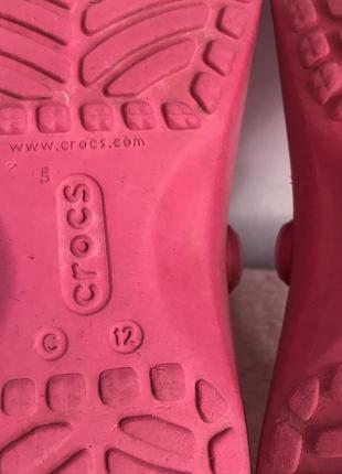 Crocs рожеві 18,5/29-309 фото