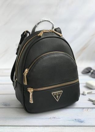 Рюкзак женский guess оригинал manhattan small backpack гесс черный7 фото