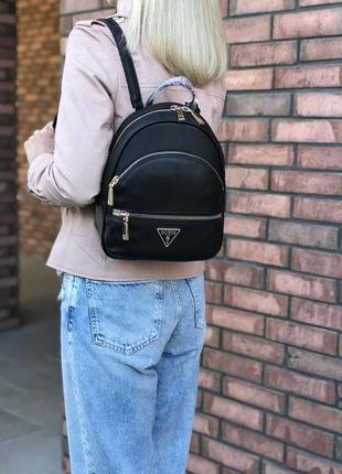 Рюкзак женский guess оригинал manhattan small backpack гесс черный8 фото