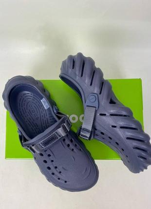 Crocs echo clog storm крокси ехо чоловічі та жіночі сині