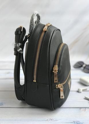 Рюкзак женский guess оригинал manhattan small backpack гесс черный4 фото