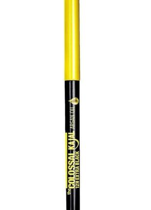 Олівець для контуру очей maybelline new york colossal kajal чорний, 2.5 г