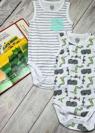 Комплект боди без рукавов cool club