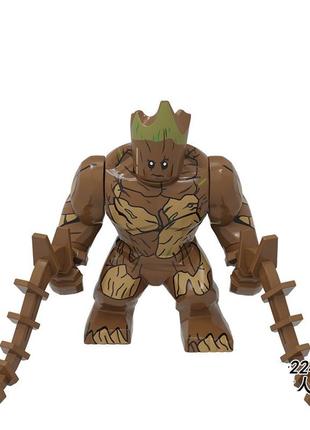 Фигурка конструктор мстители стражи галактики с большой грут король супергерои marvel