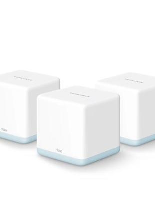 Домашня mesh wi-fi-система mercusys halo h30(3-pack) 3шт