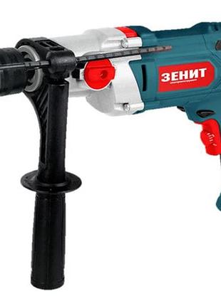 Дриль ударний двошвидкісний зеніт зд-1300 2с blue