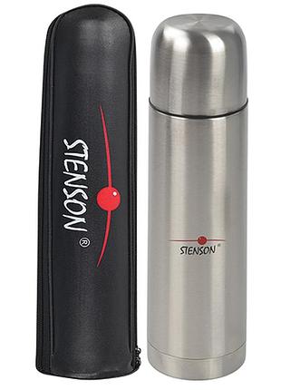 Туристический термос stenson mt-0179 500мл с чехлом