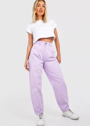 Джинсы boohoo mom багги слоуч балоны