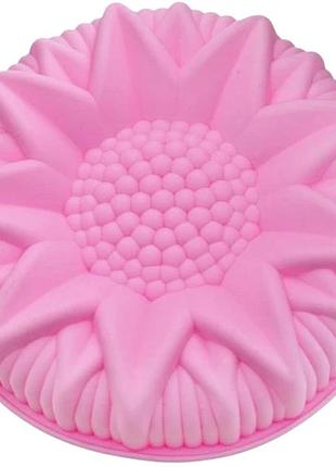 Форма для випікання кексу візерунок stenson mh-3034 силіконова 25х5см