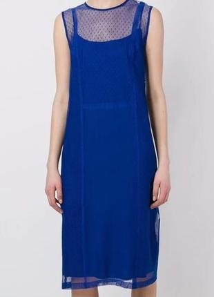 Платье с сеткой