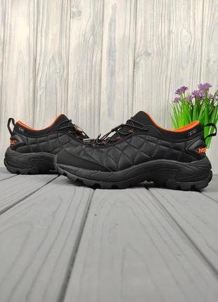 Кроссовки меррелл термо merrell ice cap thermo black orange3 фото