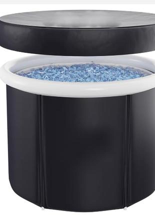 Переносная портативная холодна ледяная ванна ice bath с льдом для принятия ледяных...
