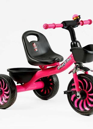 Дитячий триколісний велосипед best trike з дзвінком 12011