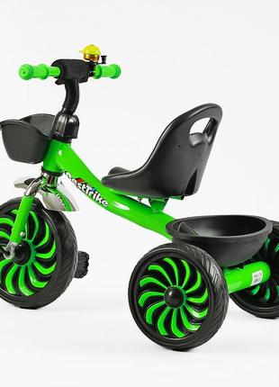 Дитячий триколісний велосипед best trike з дзвінком3 фото