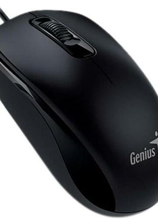 Мышь компьютерная genius dx-110-31010116100 проводная/usb/1200 dpi черный