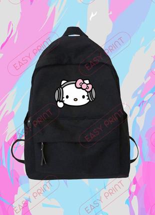 Рюкзак з принтом хелло китти hello kitty