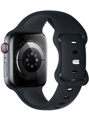 Ремешок для смарт-часов apple hoco iwatch wa15 с 8-ми подобной пряжкой силиконовый 42 mm /44 mm / 45mm / 49 mm