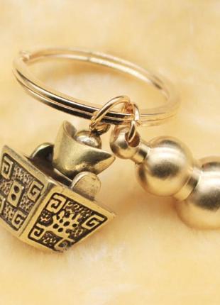 Брелок-талісман символ фен шуй чаша достатку з улоу