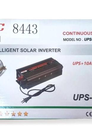 Инвертор с зарядкой преобразователь ukc ups 800w 8443