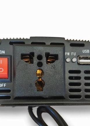 Инвертор с зарядкой преобразователь ukc ups 800w 8443