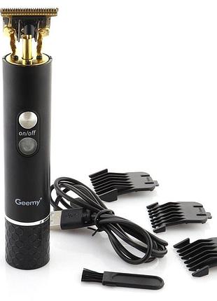 Триммер для окантовки и стрижки geemy gm-6605 black