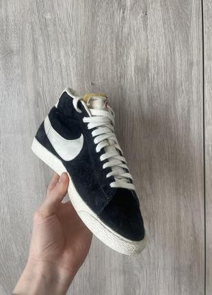 Кросівки nike blazer mid vintage замш3 фото