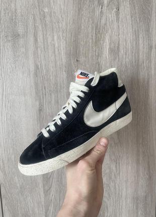 Кросівки nike blazer mid vintage замш