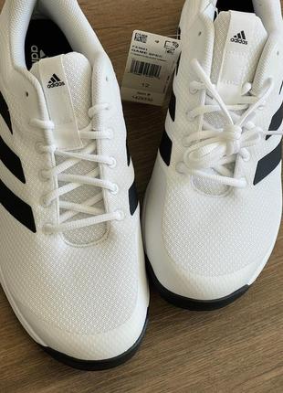 Нові білі оригінальні кросівки adidas сіточка game spec5 фото