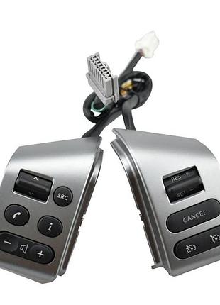 Кнопки управления на руль круиз-контроля nissan livina 2007-2010 tiida 2005-2008 sylphy 2005-2019 серебристый
